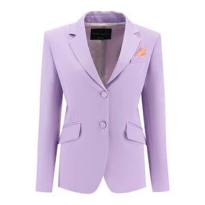 Hebe studio goldie satin blazer